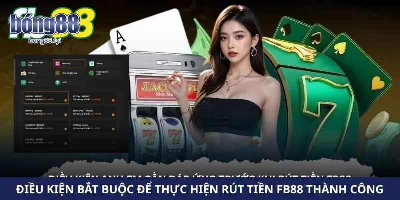 Điều kiện bắt buộc để thực hiện rút tiền FB88 thành công
