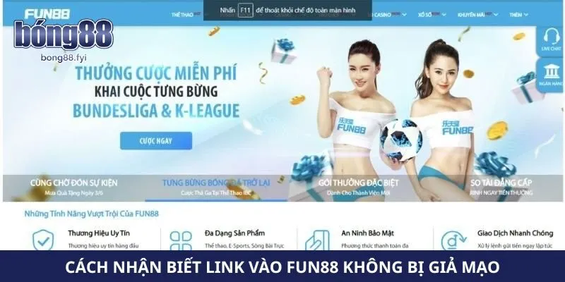 Cách nhận biết link vào fun88 không bị giả mạo