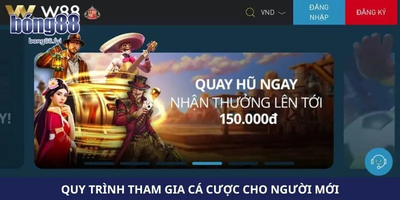 Quy trình tham gia cá cược cho người mới