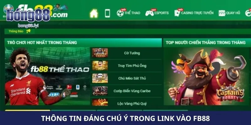 Thông tin đáng chú ý trong link vào FB88
