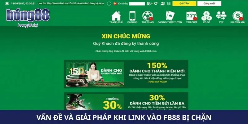 Vấn đề và giải pháp khi link vào FB88 bị chặn